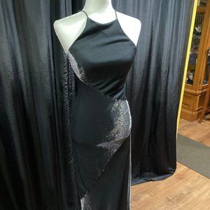 DeLaru by Sheila Yen, Size 7/8, Metallic Gown